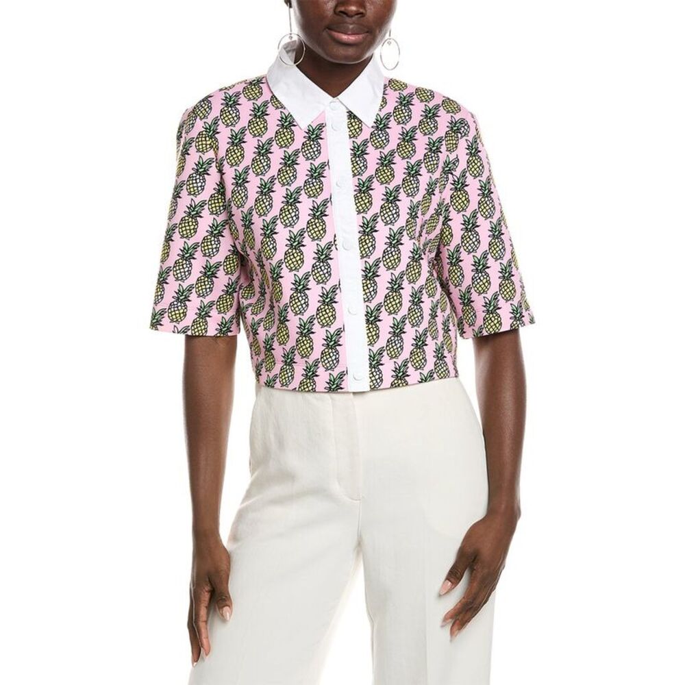 Marc Cain Womens  Printed Blouse, Pink